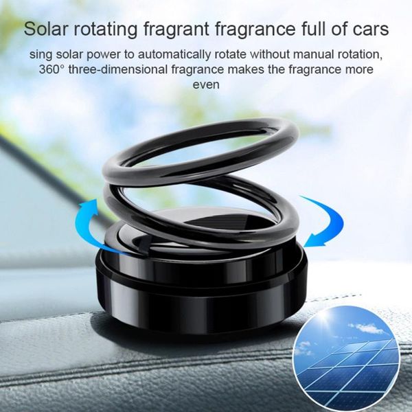 car air freshener double ring rotation automobile suspended solar 360 ° perfume fragrance decoration
car air freshener double ring rotation automobile suspended solar 360 ° perfume fragrance decoration