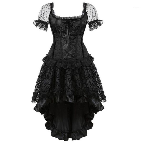 bustiers & corsets burlesque corset dresses for women plus size vintage lace shoulder straps overbust corselet and floral skirt set, Black;white
bustiers & corsets burlesque corset dresses for women plus size vintage lace shoulder straps overbust corselet and floral skirt set, Black;white