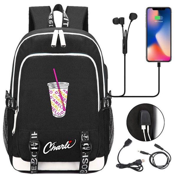 backpack girls fashion teenager bookbag charli d'amelio printing canvas usb charging backpacks lapschool-bags travel female
backpack girls fashion teenager bookbag charli d'amelio printing canvas usb charging backpacks lapschool-bags travel female