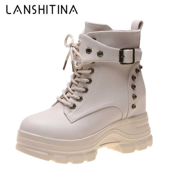 boots women ankle autumn wedges platform gothic sneakers winter leather warm plush motorcycle woman rivet 9cm high heels, Black
boots women ankle autumn wedges platform gothic sneakers winter leather warm plush motorcycle woman rivet 9cm high heels, Black