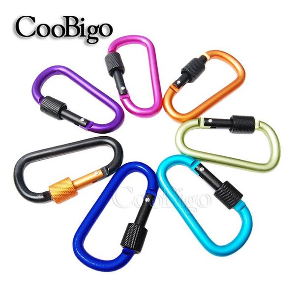 1pcs carabiner climbing 8cm locking type d quickdraw buckle hanging aluminum nut backpack cords, slings and webbing
1pcs carabiner climbing 8cm locking type d quickdraw buckle hanging aluminum nut backpack cords, slings and webbing