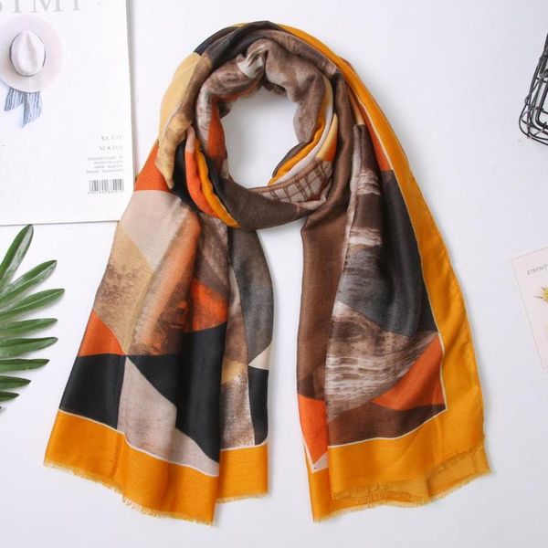 scarves 2021 winter geometry print frayed shawls women cotton long soft ombre scarf wrap hijab muffler 6 color, Blue;gray
scarves 2021 winter geometry print frayed shawls women cotton long soft ombre scarf wrap hijab muffler 6 color, Blue;gray