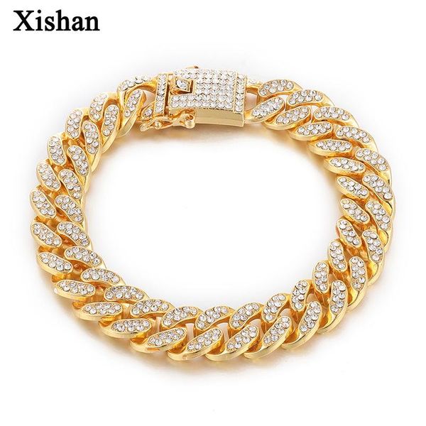 link, chain hip hop bracelet full zircon bling iced out pave men's miami cuban link bracelets, Black
link, chain hip hop bracelet full zircon bling iced out pave men's miami cuban link bracelets, Black