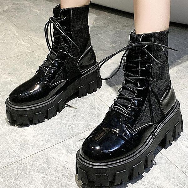 boots women autumn ankle high platform shoes ladies winter black motorcycle sock boot short leather bootie heeled punk bota
boots women autumn ankle high platform shoes ladies winter black motorcycle sock boot short leather bootie heeled punk bota