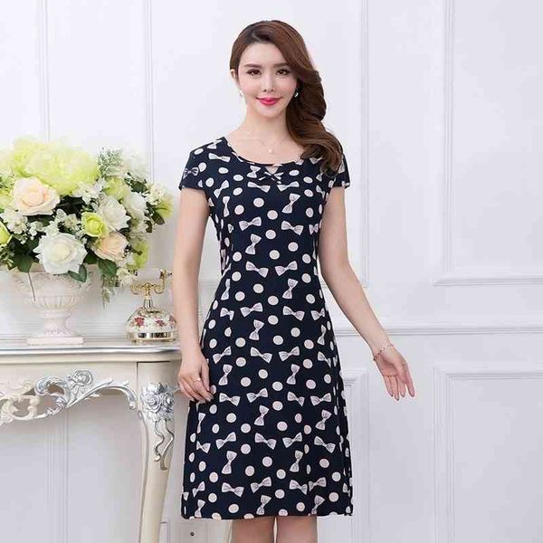 xl-5xl women print dresses long casual o-neck cotton dress short sleeves mid-calf plus size loose vestidos clothes 210325, Black;gray
xl-5xl women print dresses long casual o-neck cotton dress short sleeves mid-calf plus size loose vestidos clothes 210325, Black;gray