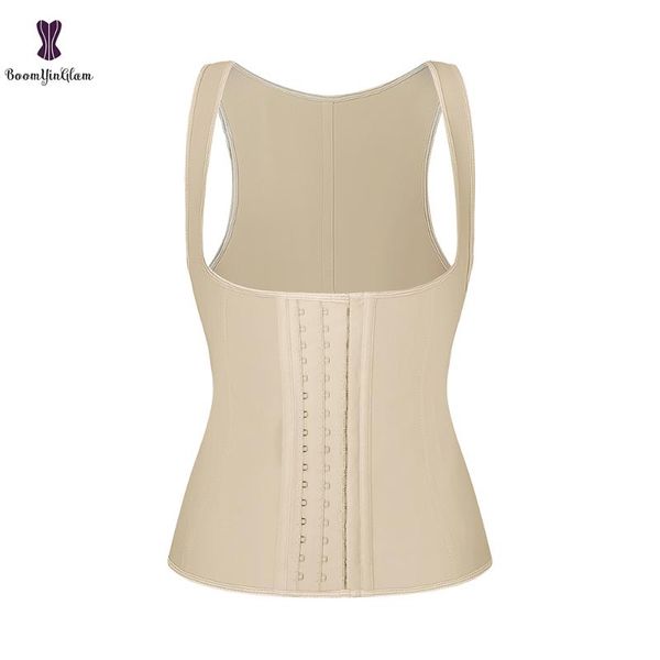 women's shapers latex vest corset waist trainer 3 hooks 9 steel bones gorset cincher black beige korset corselet #888, Black;white
women's shapers latex vest corset waist trainer 3 hooks 9 steel bones gorset cincher black beige korset corselet #888, Black;white