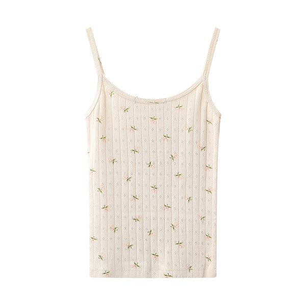 women's tanks & camis slim girls sweet floral tank 2021 summer fashion ladies vintage short cute women chic holiday stree, White
women's tanks & camis slim girls sweet floral tank 2021 summer fashion ladies vintage short cute women chic holiday stree, White
