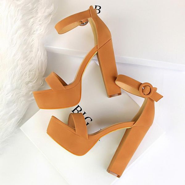 women 13cm block high heels fetish soft suede platform sandals female 4.5cm gladiator summer shoes lady pumps, Black
women 13cm block high heels fetish soft suede platform sandals female 4.5cm gladiator summer shoes lady pumps, Black
