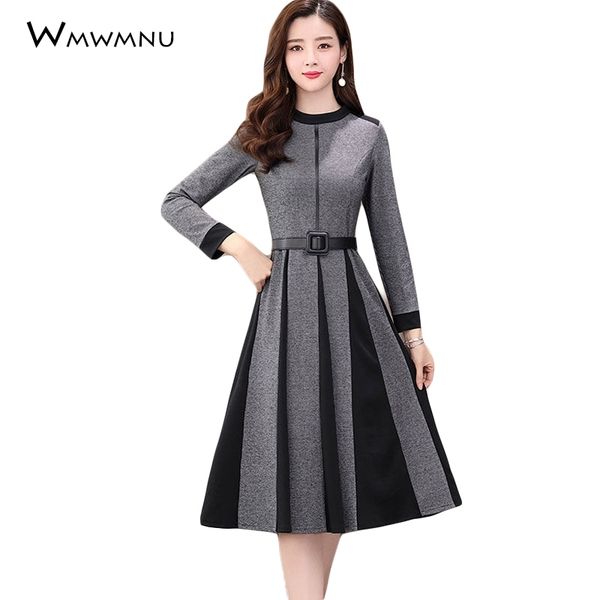 women casual little plaid patchwork hem dresses autumn vintage slim knee-length dress female korean a-line with belts dresses 210320, Black;gray
women casual little plaid patchwork hem dresses autumn vintage slim knee-length dress female korean a-line with belts dresses 210320, Black;gray