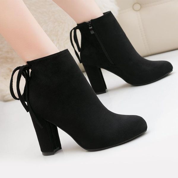 boots 283-5 wind short tube women's thick heel high suede night club slim star same tassel, Black
boots 283-5 wind short tube women's thick heel high suede night club slim star same tassel, Black