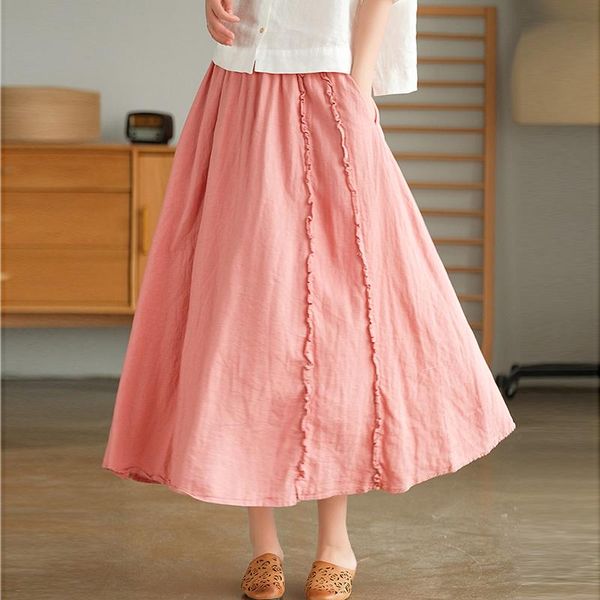 skirts nini wonderland spring summer linen patchwork edible tree a-line loose skirt 2021 women elastic waist vintage midi, Black
skirts nini wonderland spring summer linen patchwork edible tree a-line loose skirt 2021 women elastic waist vintage midi, Black