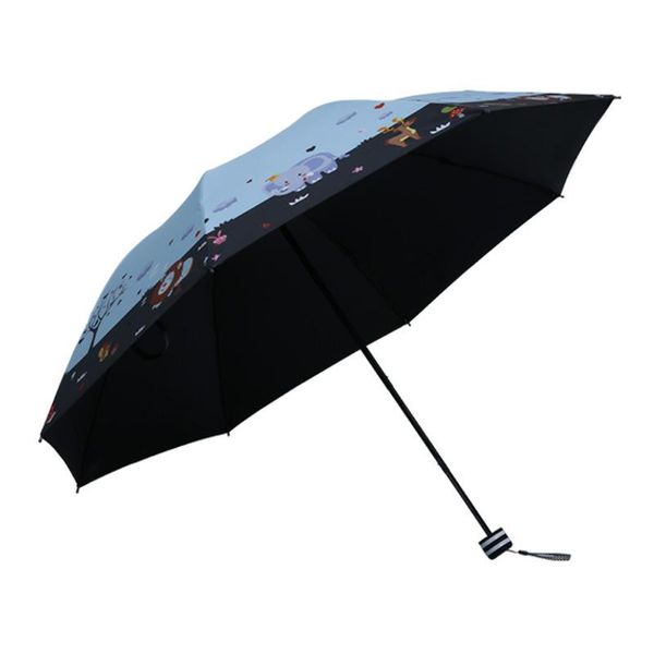 umbrellas three folding black coating anti-ultraviolet sunscreen women umbrella sunny and rain dual-use windproof strong
umbrellas three folding black coating anti-ultraviolet sunscreen women umbrella sunny and rain dual-use windproof strong