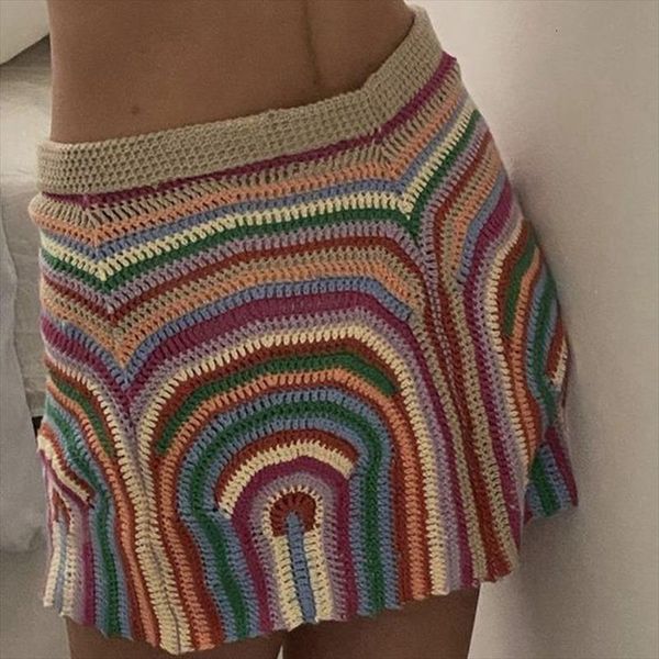 90s vintage knitted striped women skirt a line y2k aesthetic korea style high waisted bodycon mini summer beach outfits, Black
90s vintage knitted striped women skirt a line y2k aesthetic korea style high waisted bodycon mini summer beach outfits, Black