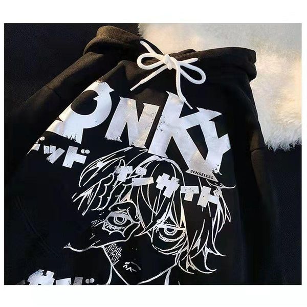 women's hoodies & sweatshirts harajuku hip hop cartoon print loose women couples oversized sweatshirt casual autumn pullover japanese, Black
women's hoodies & sweatshirts harajuku hip hop cartoon print loose women couples oversized sweatshirt casual autumn pullover japanese, Black