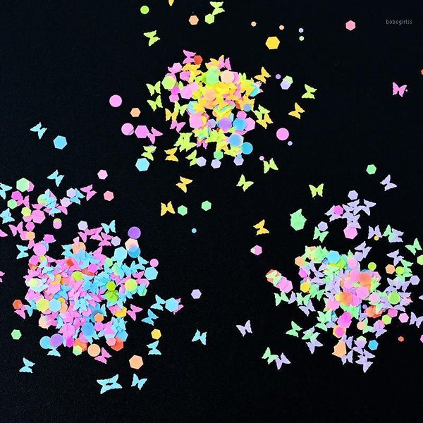 5g/bag 12 colors fluorescent butterfly nail art spangles 3d colorful hexagon polish manicure diy decoration sparkling flake1, Silver;gold
5g/bag 12 colors fluorescent butterfly nail art spangles 3d colorful hexagon polish manicure diy decoration sparkling flake1, Silver;gold