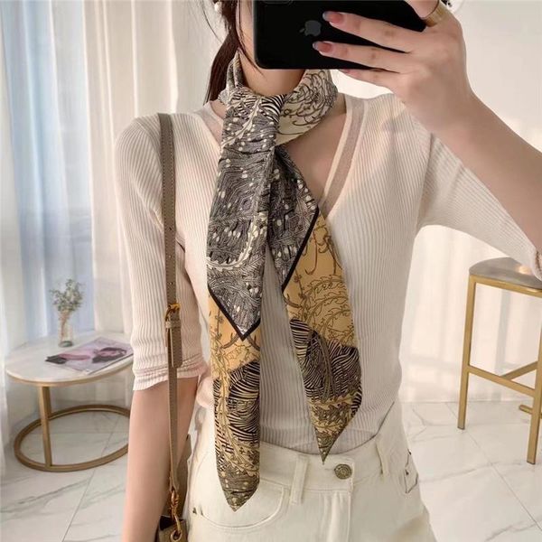 scarves 2021 silk women foulard 90*90cm square head scarf ladies shawl wrap muffler pareo bandanna female twill hijab poncho, Blue;gray
scarves 2021 silk women foulard 90*90cm square head scarf ladies shawl wrap muffler pareo bandanna female twill hijab poncho, Blue;gray