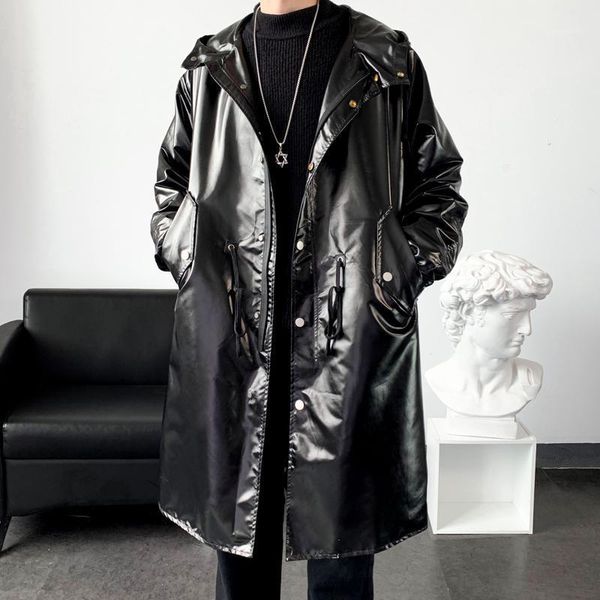 men's trench coats man's single breasted coat oversized casual windbreaker lapel long jacket overcoat drawstring waist steampunk, Tan;black
men's trench coats man's single breasted coat oversized casual windbreaker lapel long jacket overcoat drawstring waist steampunk, Tan;black