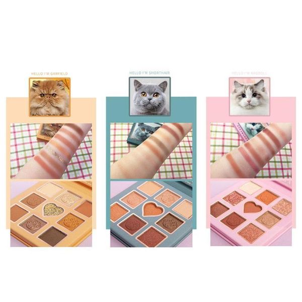 eye shadow mode cat eyeshadow palette 9 kleuren matte oogschaduw set make-up naakt glitter cosmetica make d0o2
eye shadow mode cat eyeshadow palette 9 kleuren matte oogschaduw set make-up naakt glitter cosmetica make d0o2