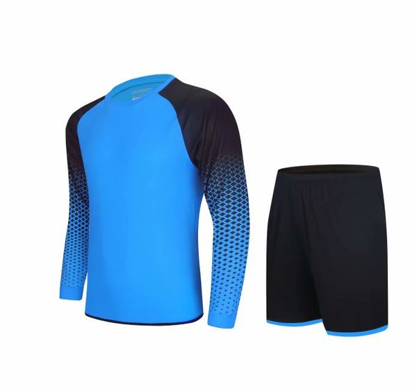 060 long sleeved goalkeeper shirt customized service diy soccer jersey kit breathable custom personalized services school team any clu, Black;yellow
060 long sleeved goalkeeper shirt customized service diy soccer jersey kit breathable custom personalized services school team any clu, Black;yellow