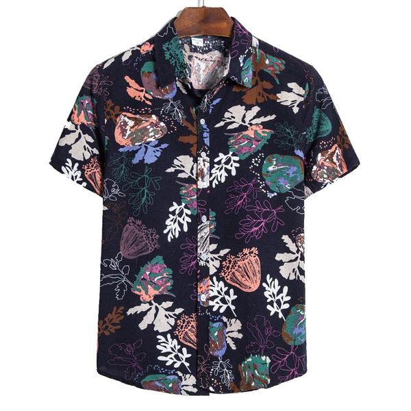men's casual shirts fashion printed men shirt plus size 5xl 2021 luxury mens blouse short sleeve loose hawaii, White;black
men's casual shirts fashion printed men shirt plus size 5xl 2021 luxury mens blouse short sleeve loose hawaii, White;black