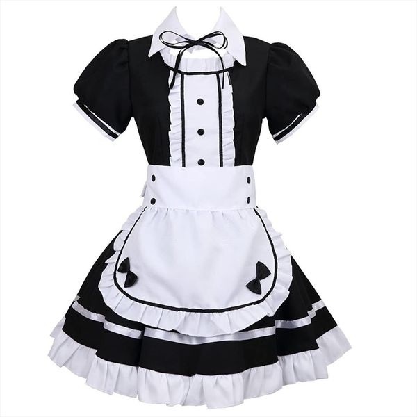 cute lolita maid costumes womens dress french girls amine cosplay costume waitress party stage set, Black;gray
cute lolita maid costumes womens dress french girls amine cosplay costume waitress party stage set, Black;gray