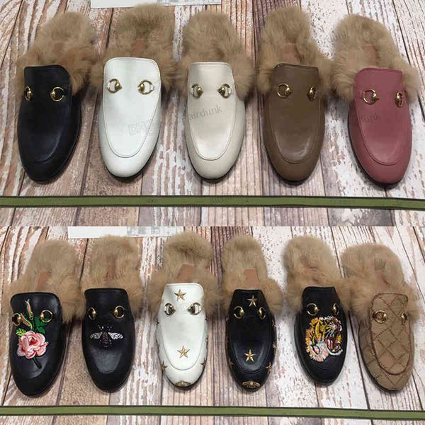 princetown women loafers winter men wool slippers classic designer genuine leather fur muller metal buckle embroidery sandals half suede, Black
princetown women loafers winter men wool slippers classic designer genuine leather fur muller metal buckle embroidery sandals half suede, Black