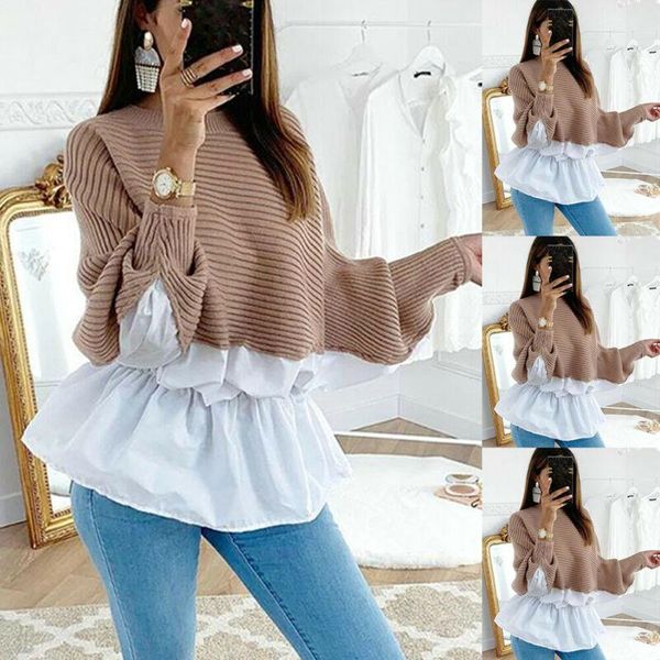 women's sweaters women casual batwing long sleeve patchwork pullover loose oversized shirts soft comfortable, White;black
women's sweaters women casual batwing long sleeve patchwork pullover loose oversized shirts soft comfortable, White;black