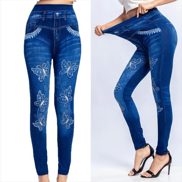 trendy butterfly printing denim womens capri design summer autumn hip lifting elastic leggings plus size artificial jeans, Black;white
trendy butterfly printing denim womens capri design summer autumn hip lifting elastic leggings plus size artificial jeans, Black;white