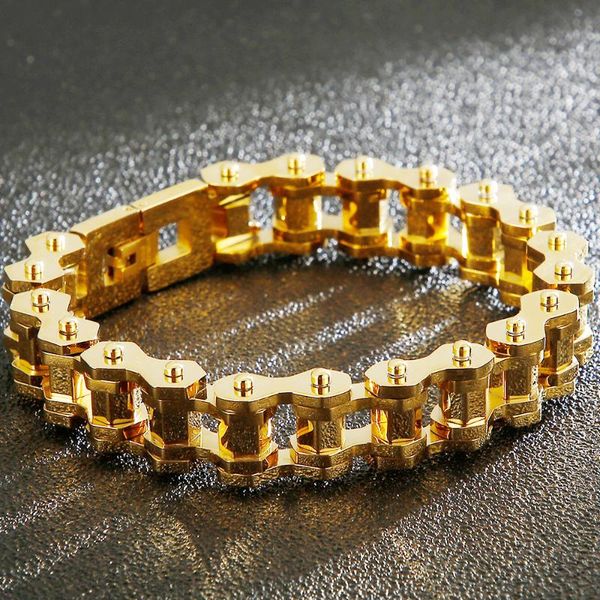 luxury masculine mens bikers bracelet gold black 316l stainless steel motorcycle bicycle chain bracelets 8.8 inches heavy punk link,
luxury masculine mens bikers bracelet gold black 316l stainless steel motorcycle bicycle chain bracelets 8.8 inches heavy punk link,