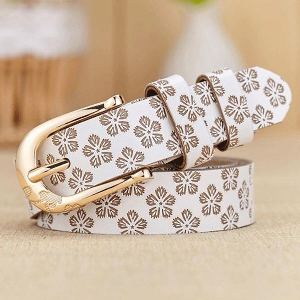 Style Belts For Women Fashion Genuine Leather Belt Pin Buckle Cowskin Flower Designer Thin Cinturones Mujer, Black;brown
Style Belts For Women Fashion Genuine Leather Belt Pin Buckle Cowskin Flower Designer Thin Cinturones Mujer, Black;brown