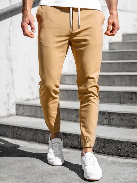 men drawstring waist joggers 74el#, Black
men drawstring waist joggers 74el#, Black