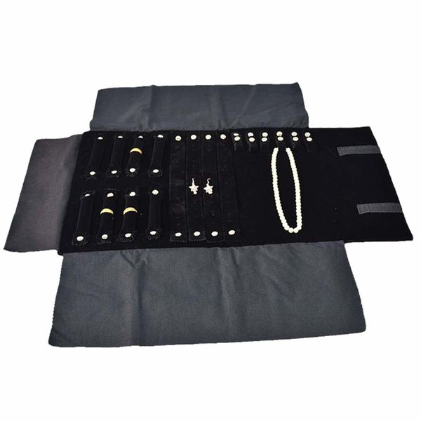 black multi-function earrings necklace ring storage roll bag jewelry travel portable retain roll bags exhibition package, Pink;blue
black multi-function earrings necklace ring storage roll bag jewelry travel portable retain roll bags exhibition package, Pink;blue