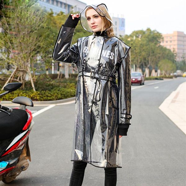 raincoats eva waterproof transparent plastic clear long ladies women men fashion rain coat jackets hooded with belt poncho
raincoats eva waterproof transparent plastic clear long ladies women men fashion rain coat jackets hooded with belt poncho