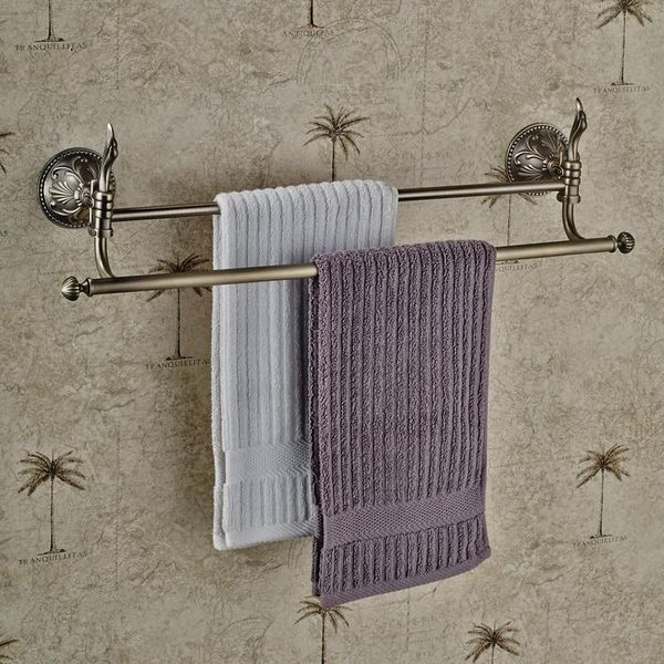 towel racks european double bar rack retro bronze drawing rack, bathroom pendant accessories
towel racks european double bar rack retro bronze drawing rack, bathroom pendant accessories