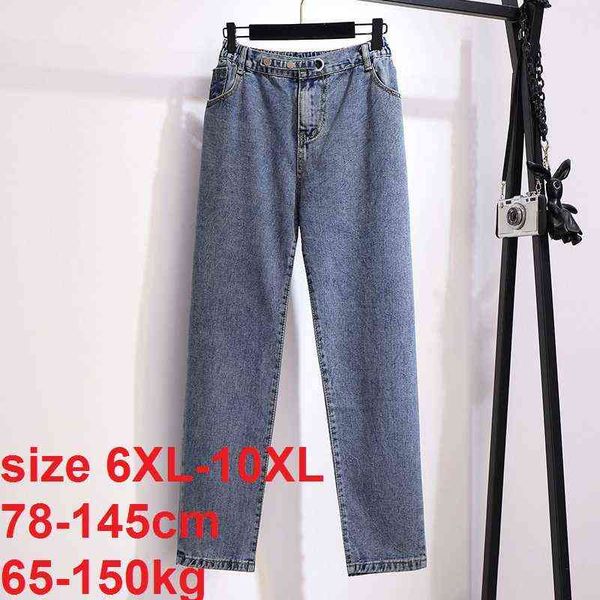 size 10xl 150kg women winter autumn jeans loose casual mom pants boyfriends streetwear denim trousers hole 211129, Blue
size 10xl 150kg women winter autumn jeans loose casual mom pants boyfriends streetwear denim trousers hole 211129, Blue