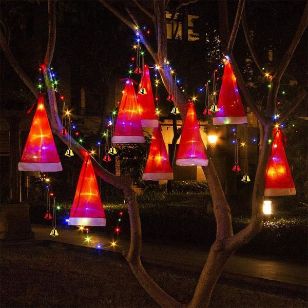 christmas decorations light string with 8 functions color luminous hat copper wire lamp led garden decoration
christmas decorations light string with 8 functions color luminous hat copper wire lamp led garden decoration
