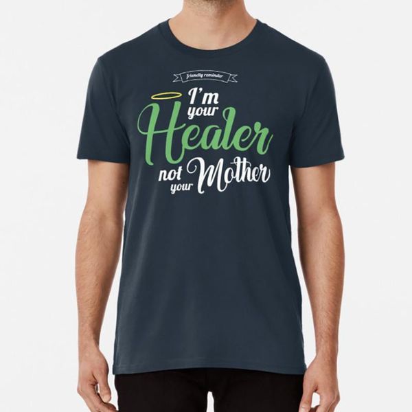 im your healer , not mother t shirt priest heal mmorpg i need healing mercy lucio gaming zenyatta men's t-shirts, White;black
im your healer , not mother t shirt priest heal mmorpg i need healing mercy lucio gaming zenyatta men's t-shirts, White;black
