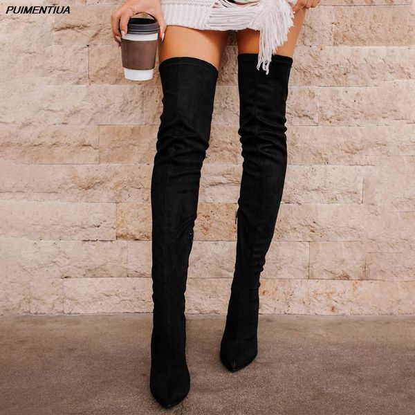 boots leopard long women slim high heel boot pointed toe club shoes thigh over-the-knee for 2021, Black
boots leopard long women slim high heel boot pointed toe club shoes thigh over-the-knee for 2021, Black