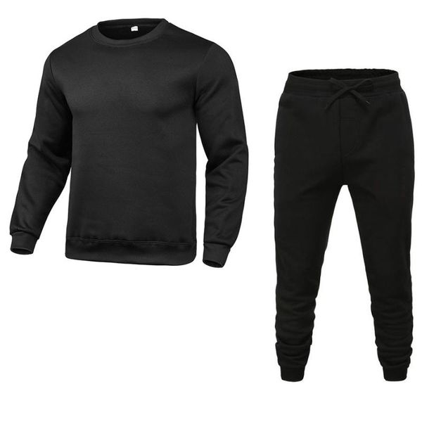 running sets 2021 men's pullover round neck solid color sweater suit casual sports workout clothes for men jogging, Black;blue
running sets 2021 men's pullover round neck solid color sweater suit casual sports workout clothes for men jogging, Black;blue