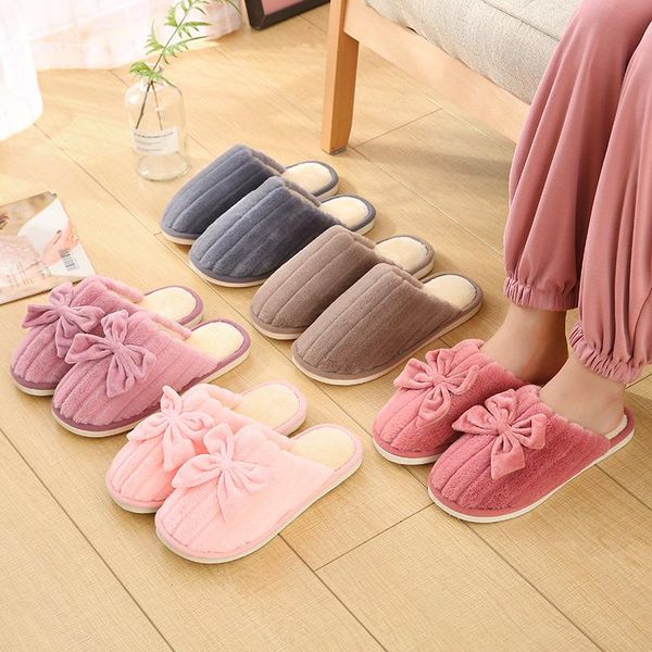 slippers 2021 winter women bowknot indoor slipper keep warm non-slip house floor living room shoe, Black
slippers 2021 winter women bowknot indoor slipper keep warm non-slip house floor living room shoe, Black