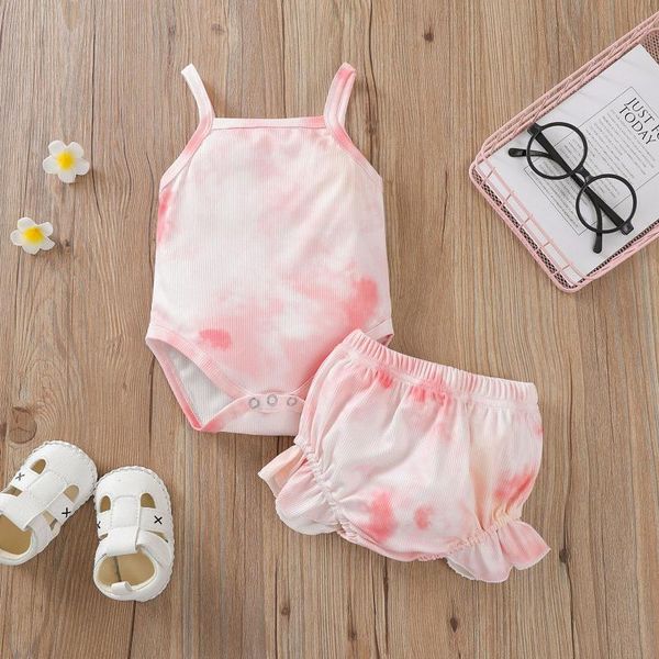 clothing sets born kids girls summer casual sleeveless sling romper + ruffles short pants tie-dye 2pcs tracksuit children infant outwear, White
clothing sets born kids girls summer casual sleeveless sling romper + ruffles short pants tie-dye 2pcs tracksuit children infant outwear, White
