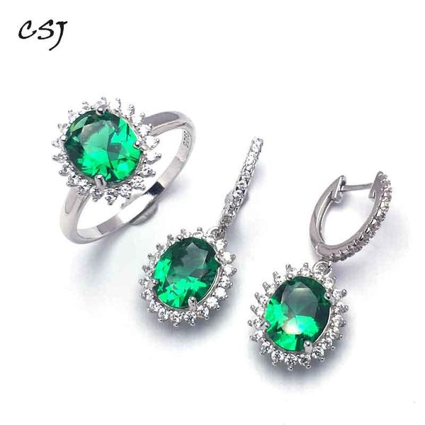 bracelet, earrings & necklace csj created nano emerald jewelry sets 925 sterling silver oval cut fine women and lady wedding engagment party, Black
bracelet, earrings & necklace csj created nano emerald jewelry sets 925 sterling silver oval cut fine women and lady wedding engagment party, Black
