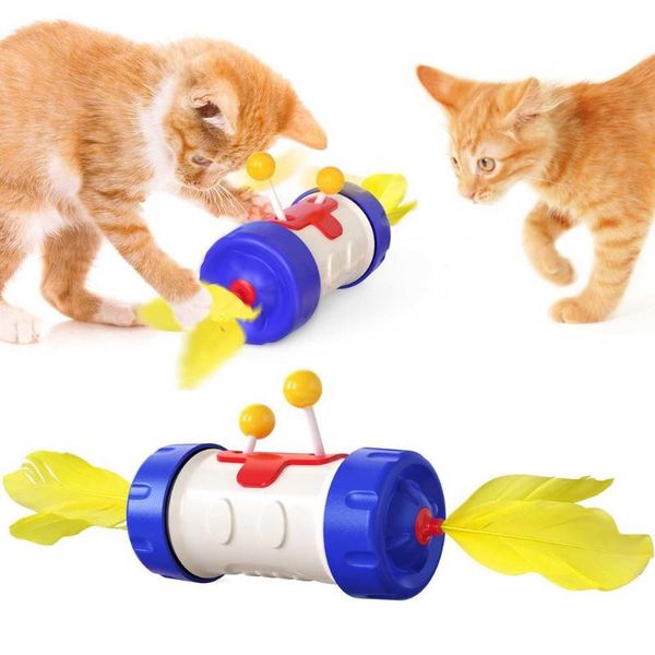 cat toys funny feather stick ball toy balanced wheel automatic rotating tumbler fighting pet training supplies
cat toys funny feather stick ball toy balanced wheel automatic rotating tumbler fighting pet training supplies
