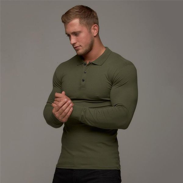 spring autumn shirt cotton men polos fashion slim fit plain gym fitness breathable business long sleeve, White;black
spring autumn shirt cotton men polos fashion slim fit plain gym fitness breathable business long sleeve, White;black