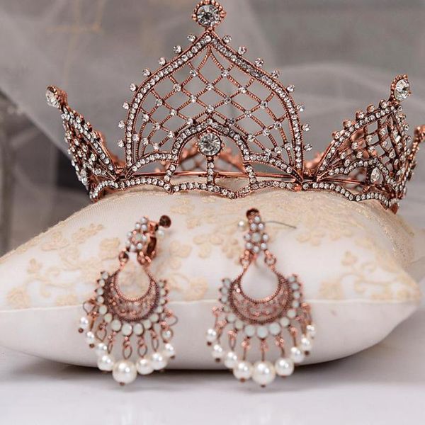 earrings & necklace rhinestone wedding crowns crystal bridal tiaras headband women pageant diadem hair jewelry sets accessories, Silver
earrings & necklace rhinestone wedding crowns crystal bridal tiaras headband women pageant diadem hair jewelry sets accessories, Silver