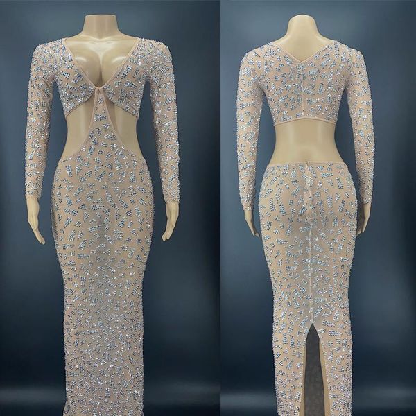 stage wear silver rhinestone transparent long dress evening birthday celebrate dancer performance costume festival dn10403, Black;red
stage wear silver rhinestone transparent long dress evening birthday celebrate dancer performance costume festival dn10403, Black;red