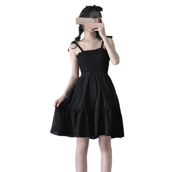 women's t-shirt summer off shoulder ruffles beach dress teen girls suspender vintage casual bandage spaghetti strap dresses women, White
women's t-shirt summer off shoulder ruffles beach dress teen girls suspender vintage casual bandage spaghetti strap dresses women, White