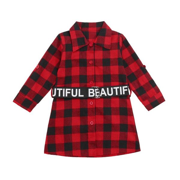 girl's dresses toddler girls autumn clothes casual dress kid fashion letter print waist belt+plaid long sleeves shirt outfits, Red;yellow
girl's dresses toddler girls autumn clothes casual dress kid fashion letter print waist belt+plaid long sleeves shirt outfits, Red;yellow