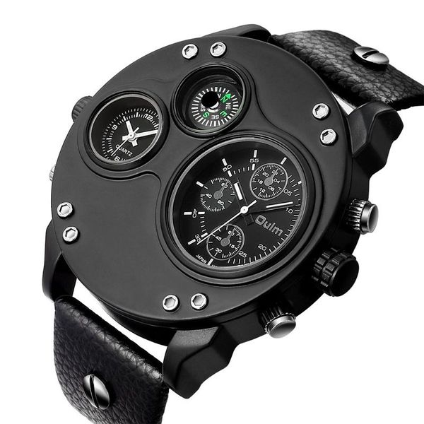 wristwatches oulm men sport watches two time zone wristwatch decorative compass male quartz watch relogio masculino herrenuhr, Slivery;brown
wristwatches oulm men sport watches two time zone wristwatch decorative compass male quartz watch relogio masculino herrenuhr, Slivery;brown