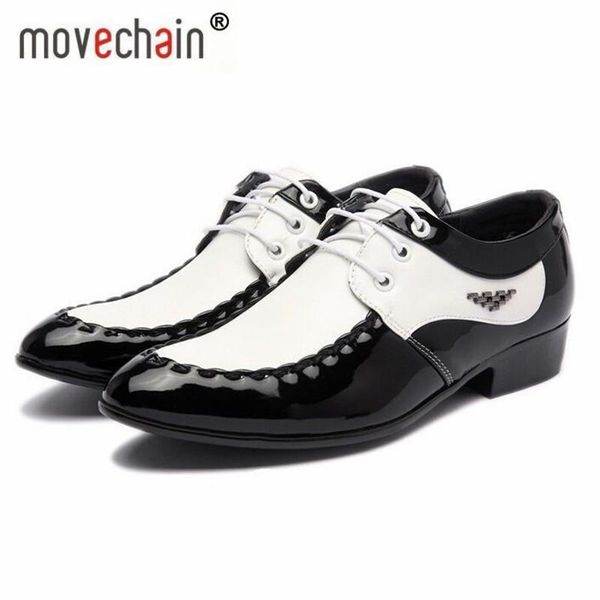 dress shoes fashion men's leather lace-up office man wedding party business flats mens black / white split derby shoe size 38-47
dress shoes fashion men's leather lace-up office man wedding party business flats mens black / white split derby shoe size 38-47
